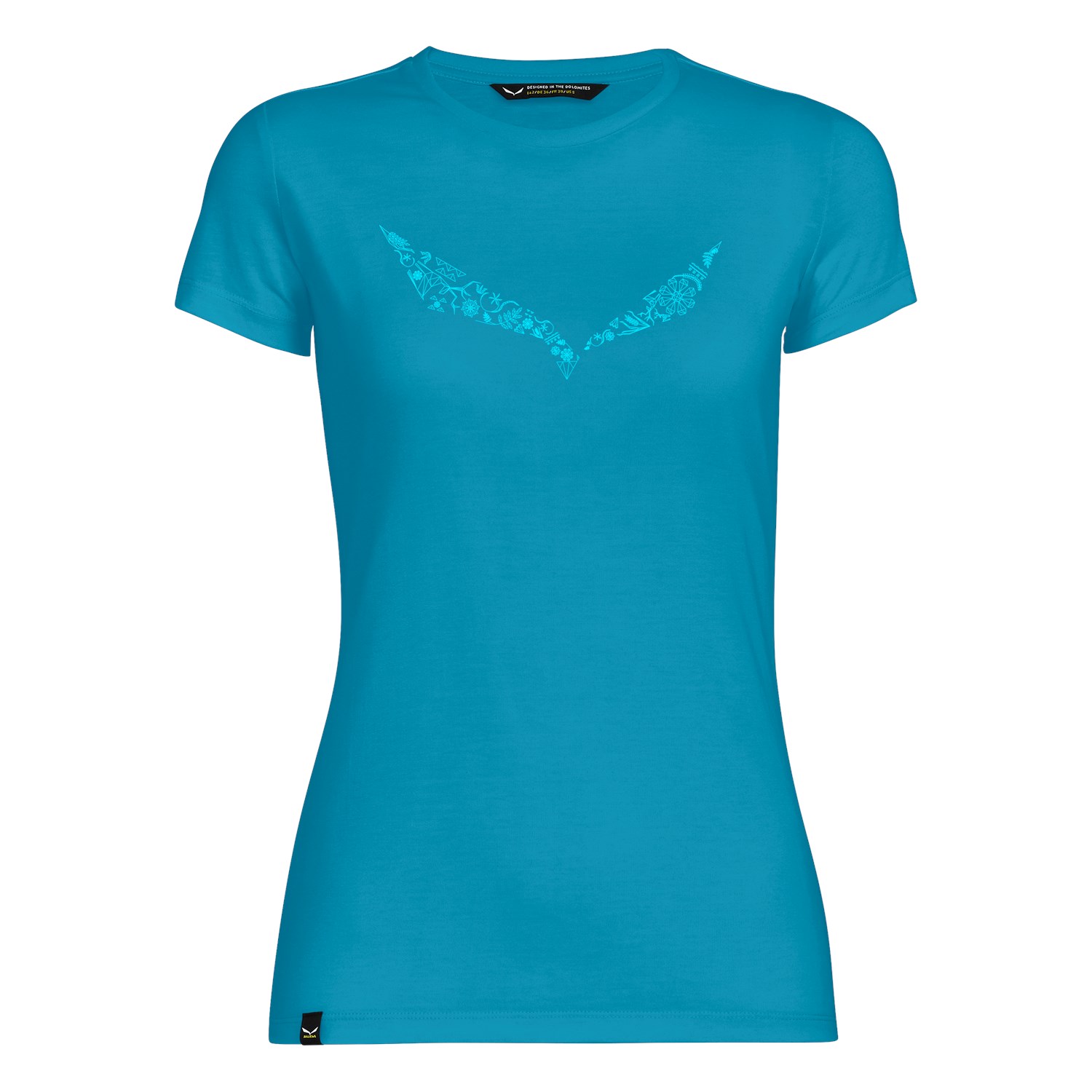 Salewa Women's Solidlogo Dri-Release® T-Shirts Blue JKM-613790